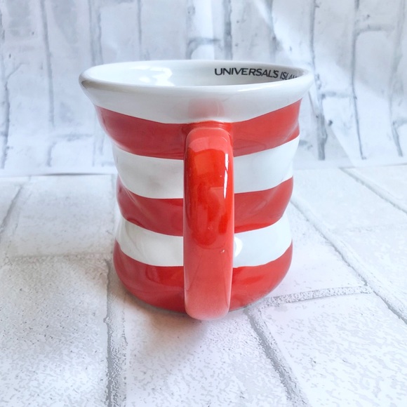 Dr. Seuss Cat in the Hat Striped Coffee Mug Universal - Picture 2 of 8